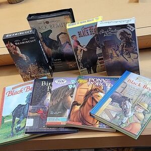 5 horse books 4 horse vhs